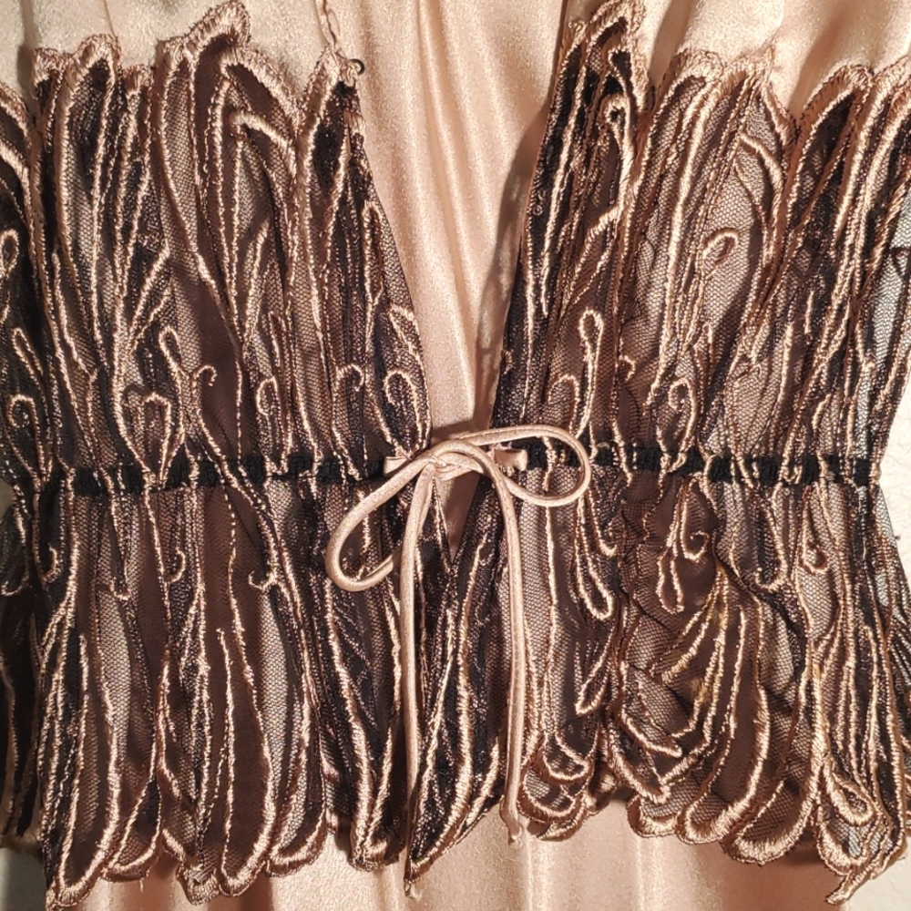 VTG GORGEOUS LOUNGING GOWN & JACKET- RALPH MONTENERO SMALL - Picture 2 of 14